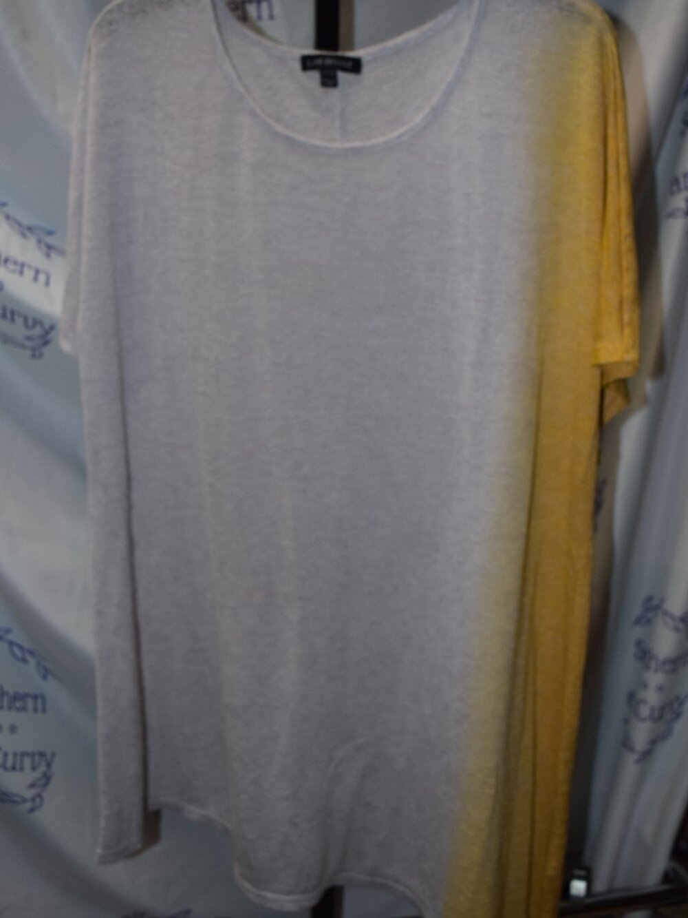 Lane Bryant Knit Asymetrical Blouse, Size 26/28